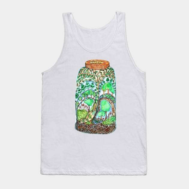 Treearium #1 Tank Top by wiccked